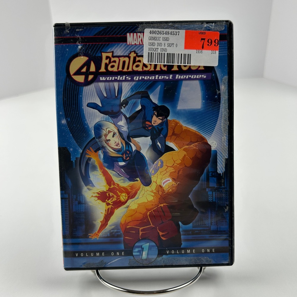 Fantastic Four Worlds Greatest Heroes Volume 1 DVD‎ 2007 Marvel Animated